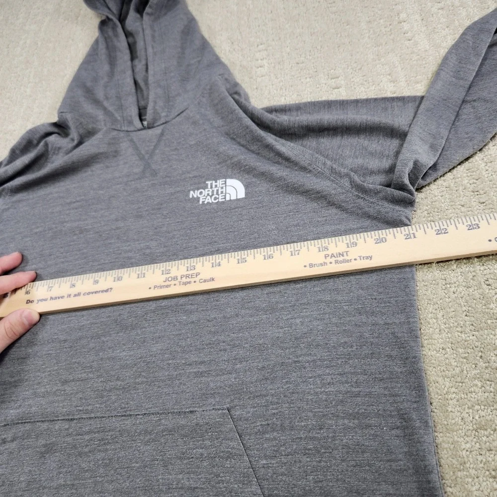 North Face‎ Hoodie Men Medium Classic Fit Lightweight Stretch Gray Athleisure